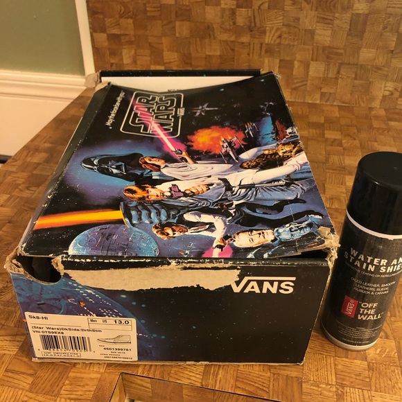 Rare Star Wars Vans Sk8-Hi Darth Vader Darkside - Picture 8 of 8